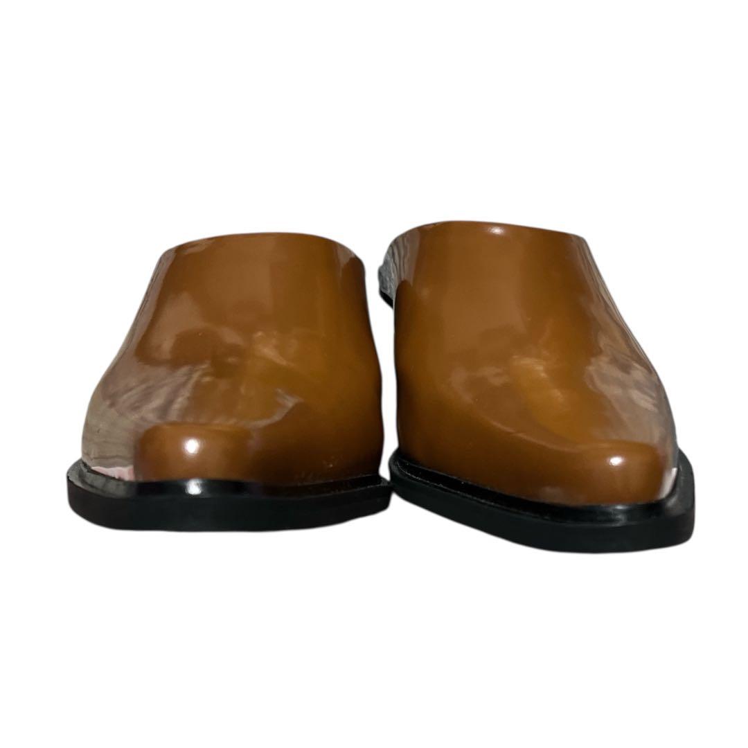 【美品】DIESEL ミュール 本革 キャメル 希少 24.5cm ブラウン