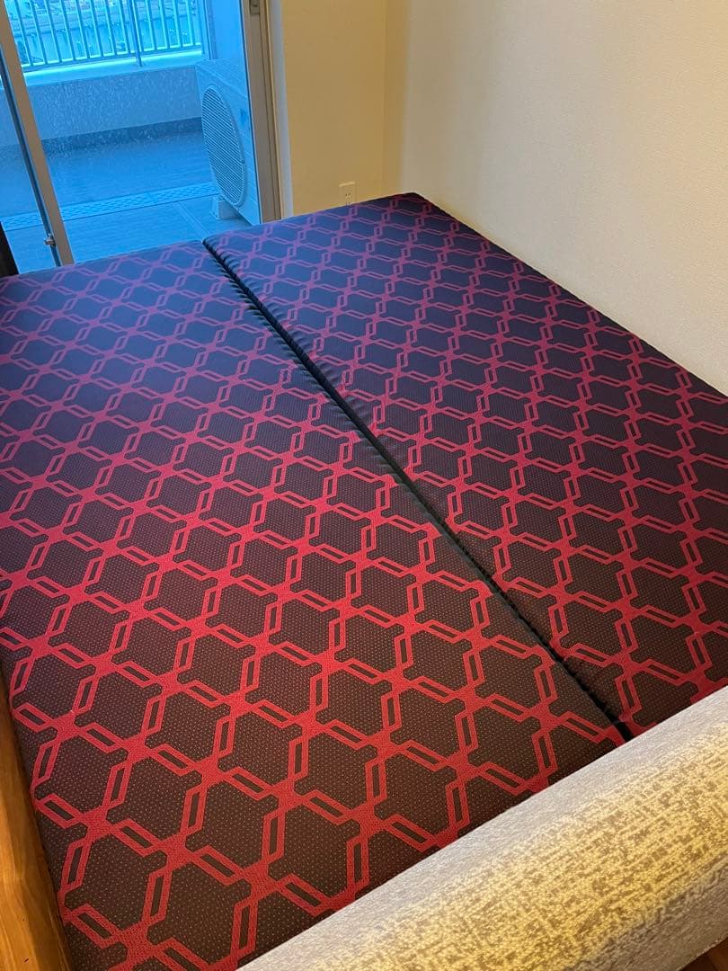 残り１つ　美品　西川nishikawaエアーAIR マットレス エアー01] マットレス ／HARD （シングル）8×97×195cm ブルー 表地