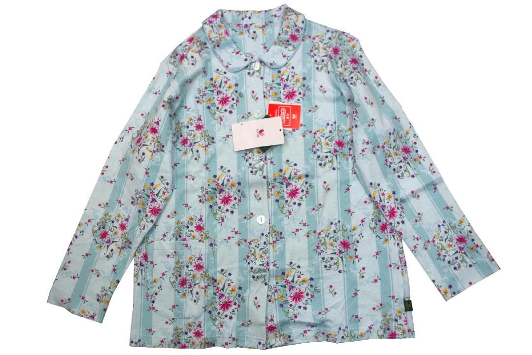 新品】ワコール/ミントンMINTON 秋冬物あったか素材総柄パジャマ（L