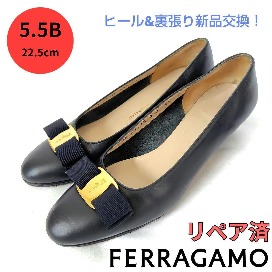 ✨️腕利き職人のリペア済み✨️【Ferragamo】ヴァラ パンプス