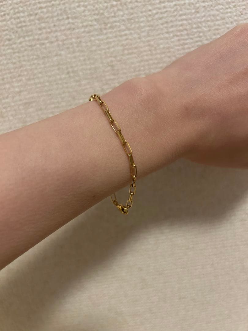 K18 ゴールド ブレスレット 3.0mm 16cm