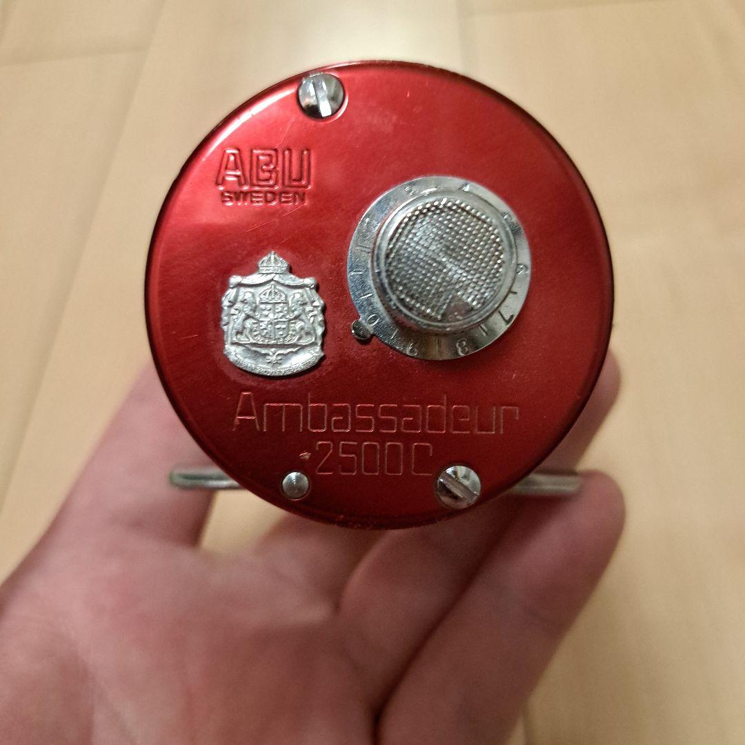 リール ABU Ambassadeur 2500C iar RED アブ アンバサダー 2500C レッド ABU ambassadeur 赤 右巻き ベイト
