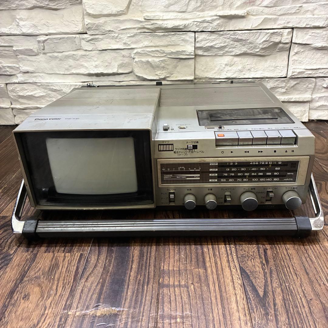 National TH6-X30 レトロラジオテレビ - メルカリ