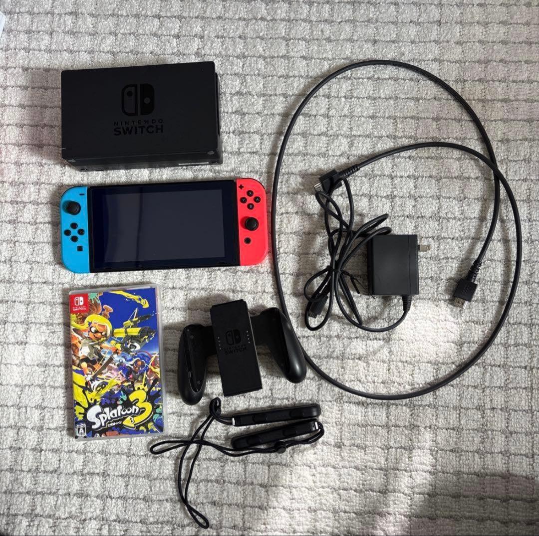 Nintendo Switch 本体 赤/青 Joy-Con スプラトゥーン付き Amazon.co.jp: Nintendo Switch Joy-Con(L) ネオンブルー/(R) ネオン
