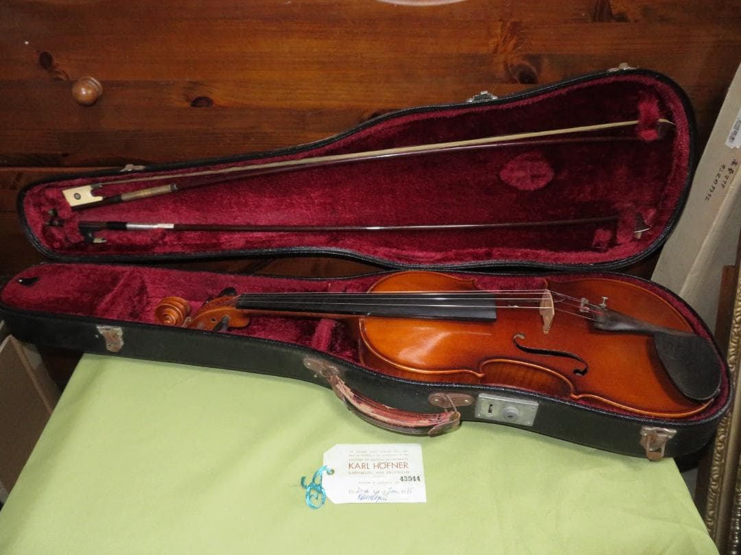 Karl Hofner （カールヘフナー）バイオリン　KH66 　サイズ4/4 ドイツ製 カールヘフナー マスター バイオリン KH66 1990年4/4 虎杢