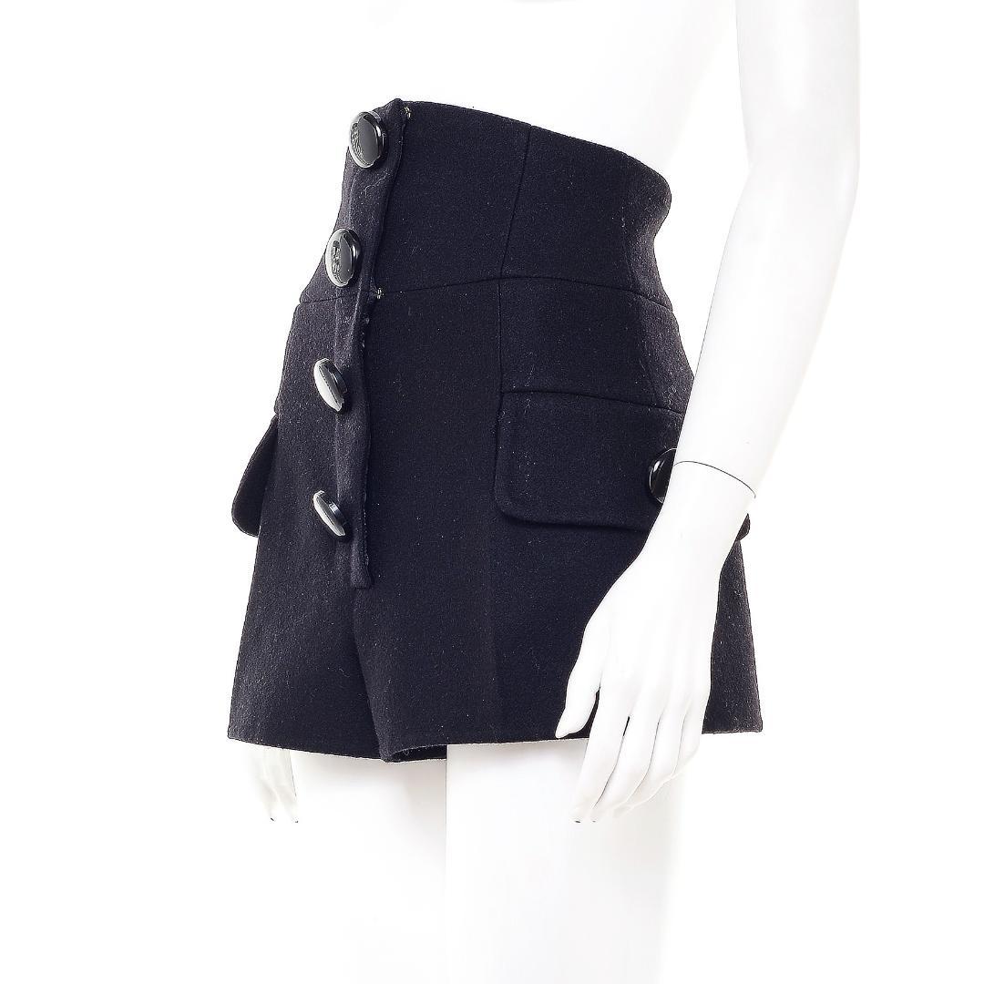 ルイヴィトン LOUIS VUITTON キュロットショートパンツ ハイウェスト