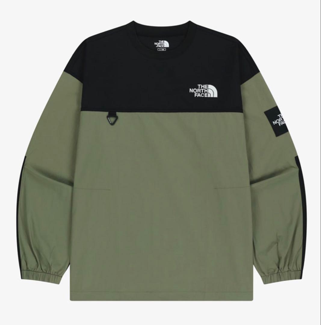 新品】韓国限定 ノースフェイス 2XL アルバニークルーネック カーキ 黒