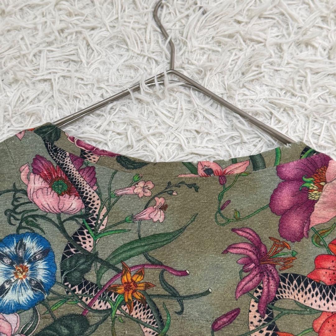 16725✨GUCCI 17AW Flora Snake Print Tシャツ - メルカリ