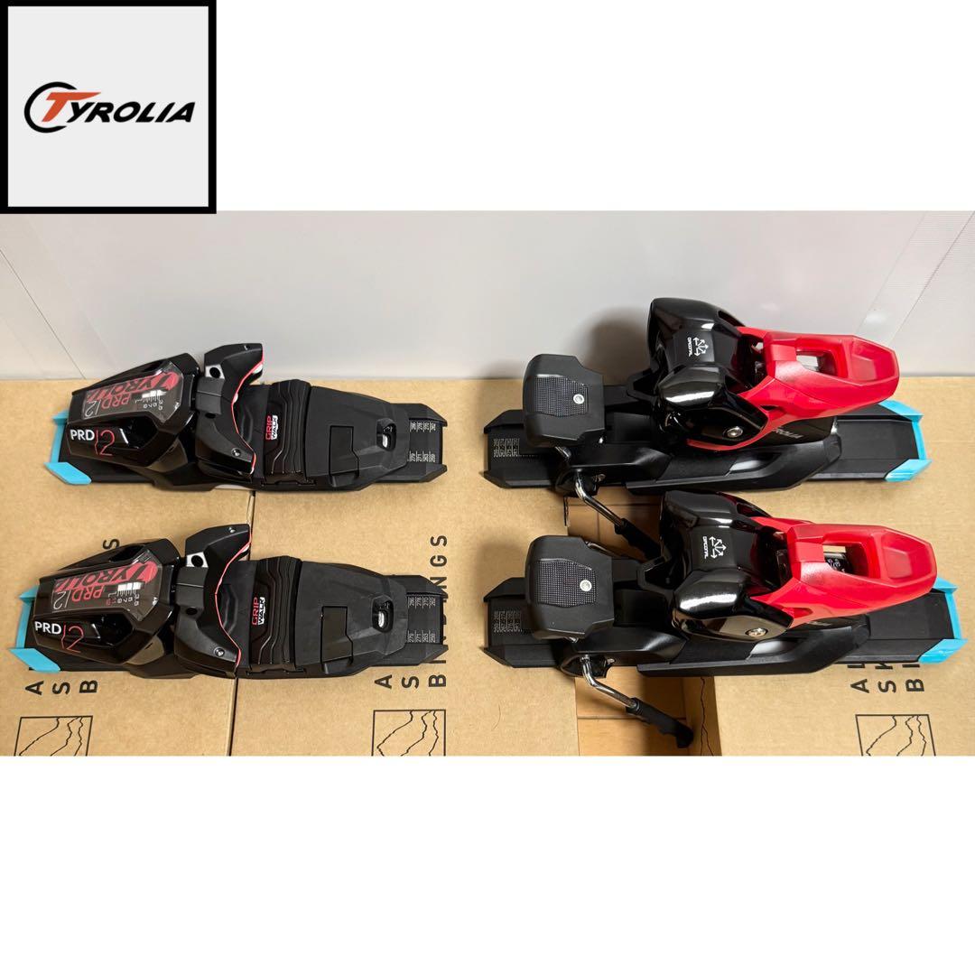 【新品未使用】TYROLIA スキービンディング PRD12GW チロリア ビンディング TYROLIA PRD 12 GW GRIP WALK PRD12 BLACK RED