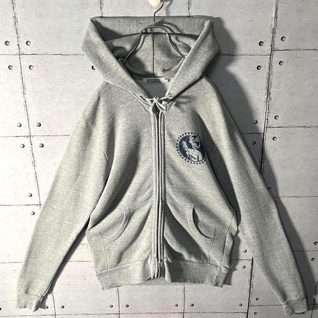 即完売】 ヒステリックグラマー ギターガール ジップアップパーカー