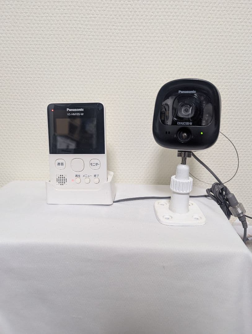 パナソニック 防犯カメラ セキュリティVS-HM105-W 概要 モニター付き屋外カメラ VS-HC105 | ホームネットワーク（ペット