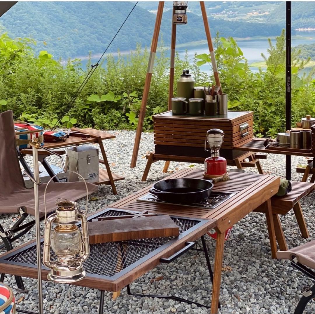 KING様専用】J unique wood ラストグリルテーブル タフテーブル - メルカリ