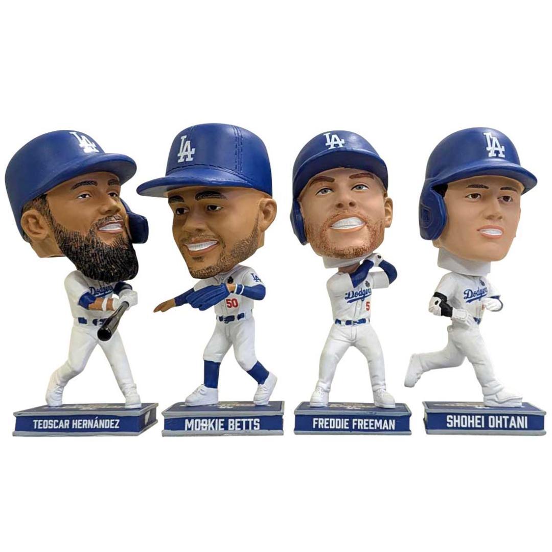 大谷翔平 ベッツ フリーマン ヘルナンデス ボブルヘッド4点セット 大谷翔平 ムーキー・ベッツ フレディ・フリーマン テオスカー