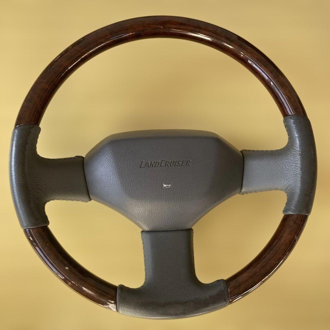 ランドクルーザー 純正 ハンドル ウッドレザー 楽天市場】送料無料 ランドクルーザー 100 前期 ウッド レザー コンビ