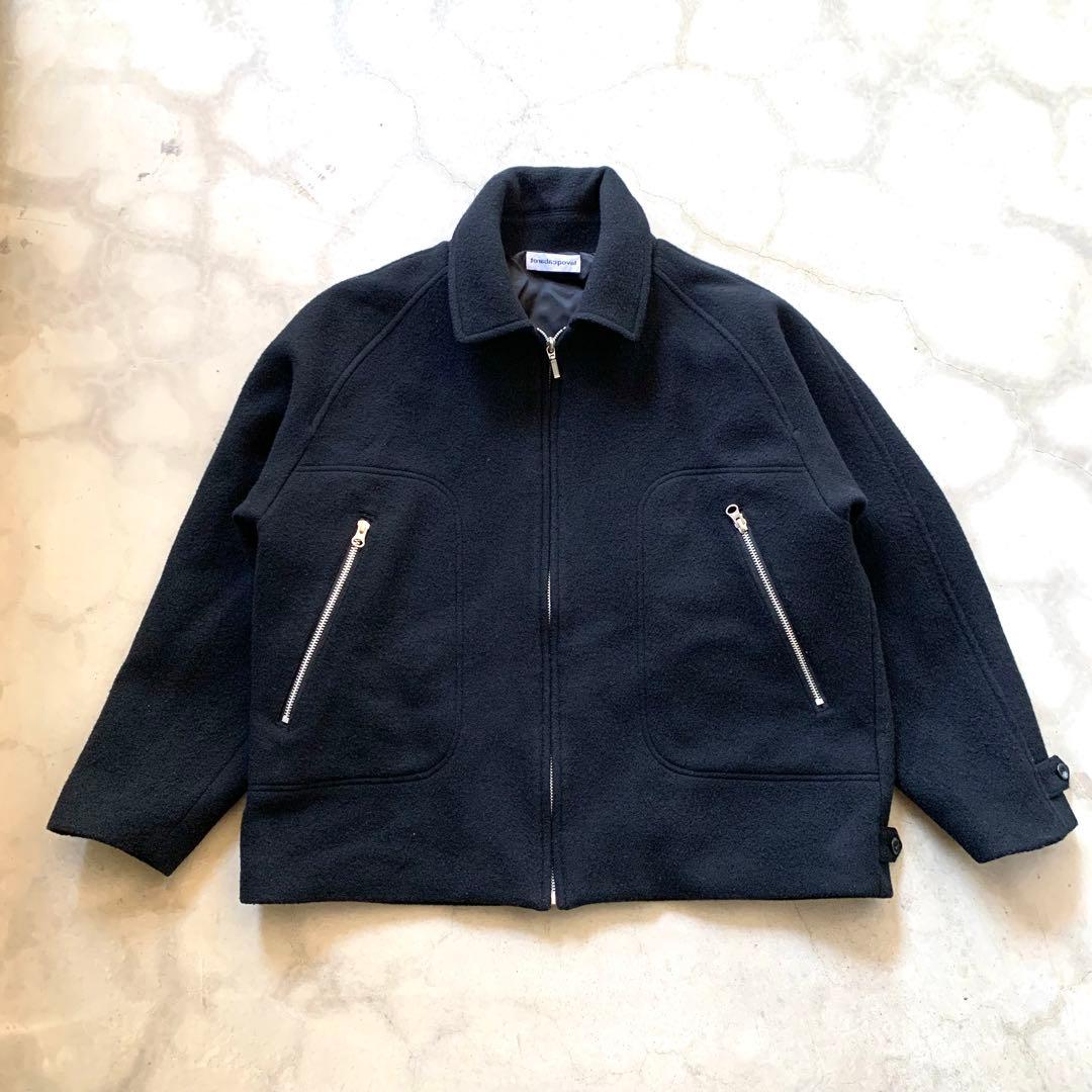 ジャケット・アウター CABARET POVAL Plush Wool Jacket (Black) CABARET POVEL / PLUSH WOOL JACKET - BLACK | DEXIM