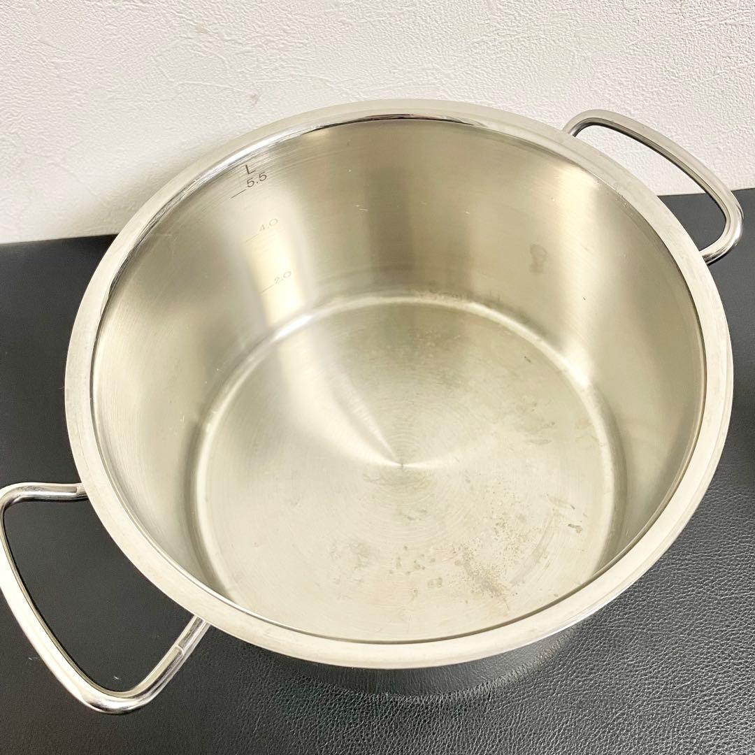 ①ドイツ製 Fissler フィスラープロコレクション両手鍋 5.5L 24cm