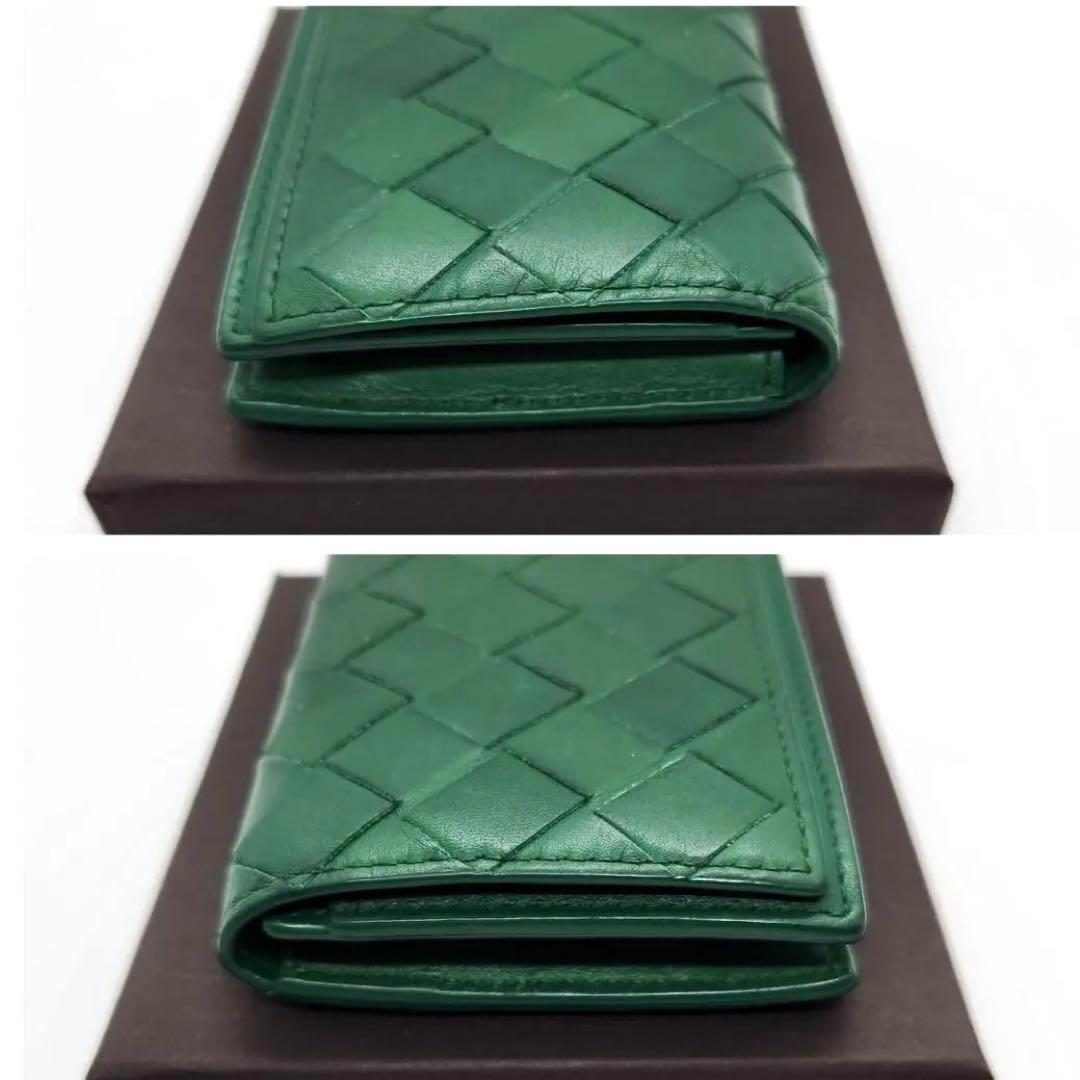 極美品 ボッテガヴェネタ イントレチャート マキシ カードケース 名刺