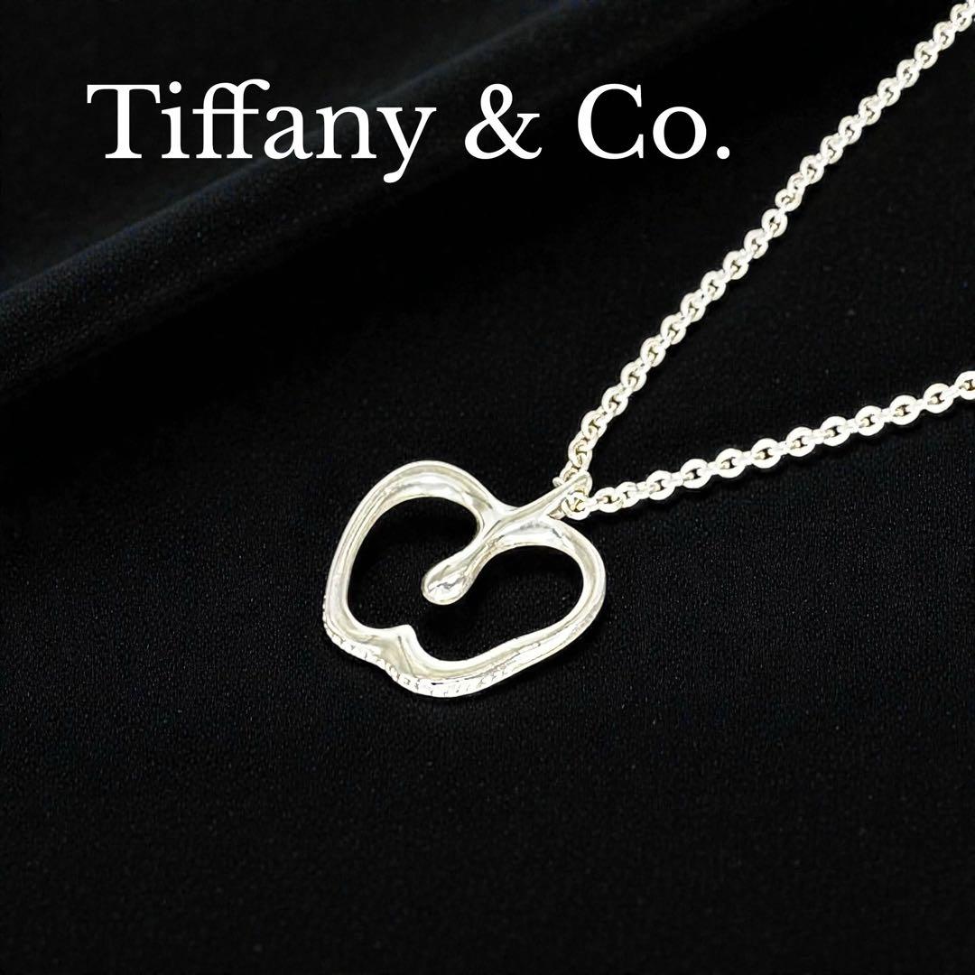 美品☆箱付き】ティファニー ネックレス アップルモチーフ シルバー