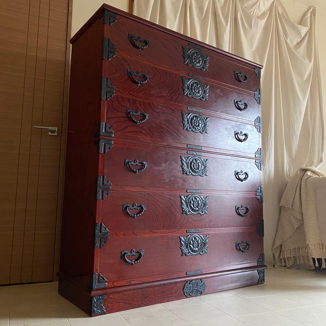岩谷堂 南部鉄器 岩谷堂箪笥 箪笥 和家具 伝統工芸 欅 チェスト 整理
