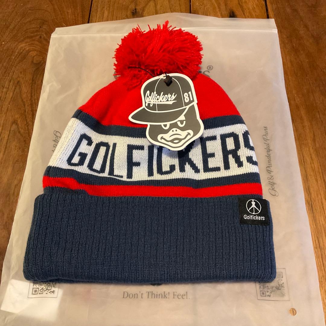 Golfickers ゴルフィッカーズ ポンポン付きニット帽 - メルカリ