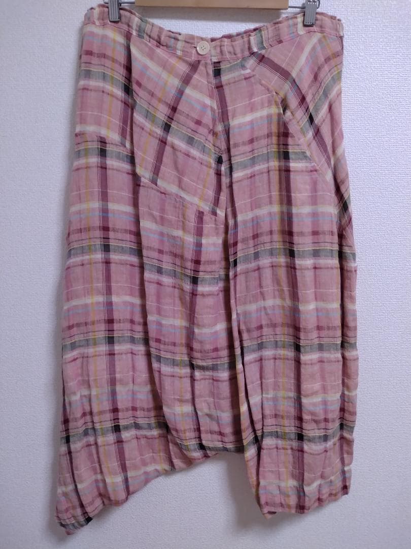 Y's　アシンメトリーサルエルパンツ　ワイズ　リミフゥ　ヨウジ　GroundY yohji yamamoto - pour homme | アシンメサルエルマチ付P