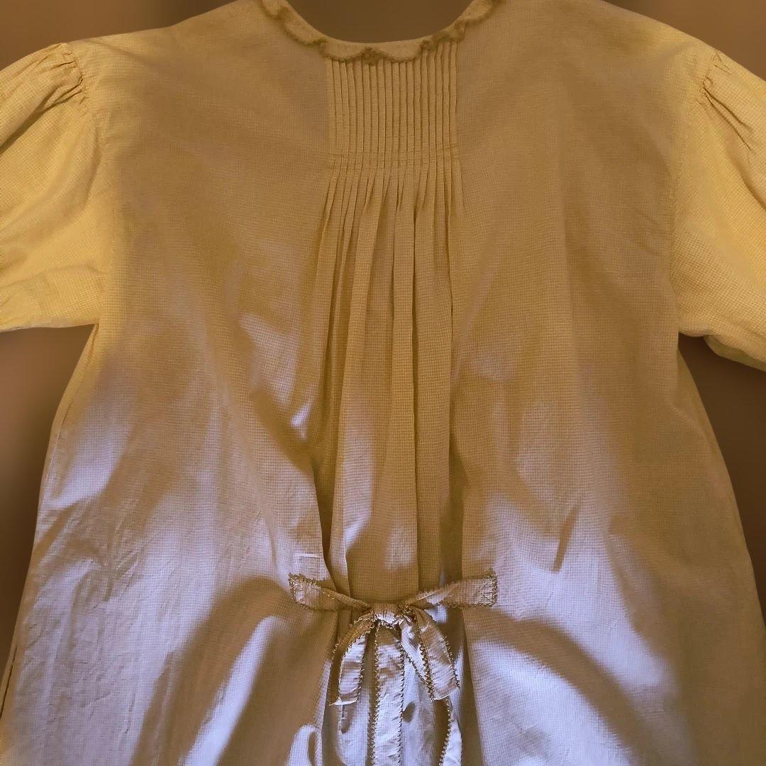 WONDERFUL WORLD 黄色ギンガムチェックロングワンピース（中古品