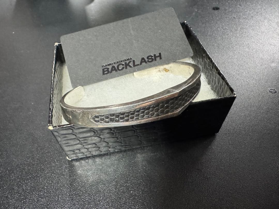 BACKLASH リザードシルバー925バングル イサムカタヤマ