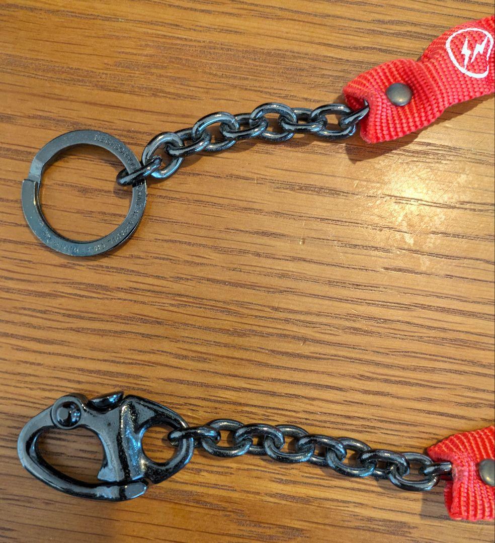 ネイバーフッド×フラグメントデザイン ウォレットチェーン レッド