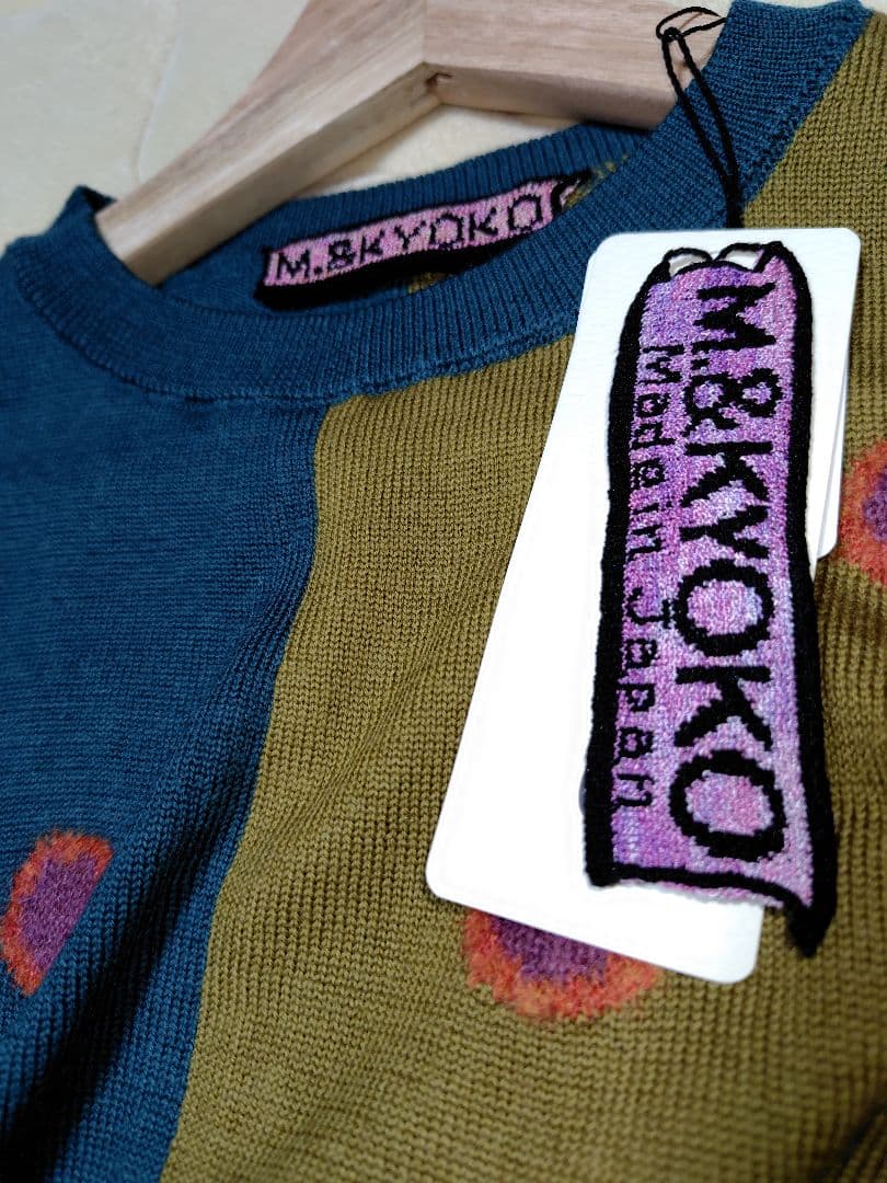 ☆土・日 限定でお値下げ　《M.&KYOKO》ニットプルオーバー　　チュニック