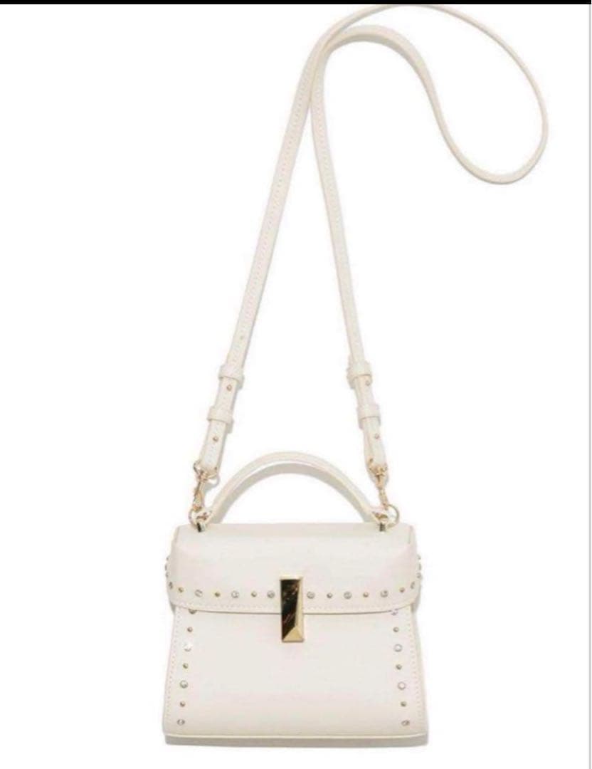 ビジュースタッズポシェット　セルフォード　ショルダーバッグ　アイボリー CELFORD（セルフォード） ショルダーバッグ バッグ リュタンビジュー