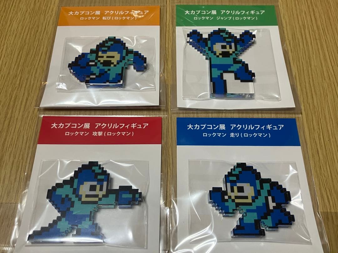 大カプコン展】ロックマン セット アクリルフィギュア、アクリル