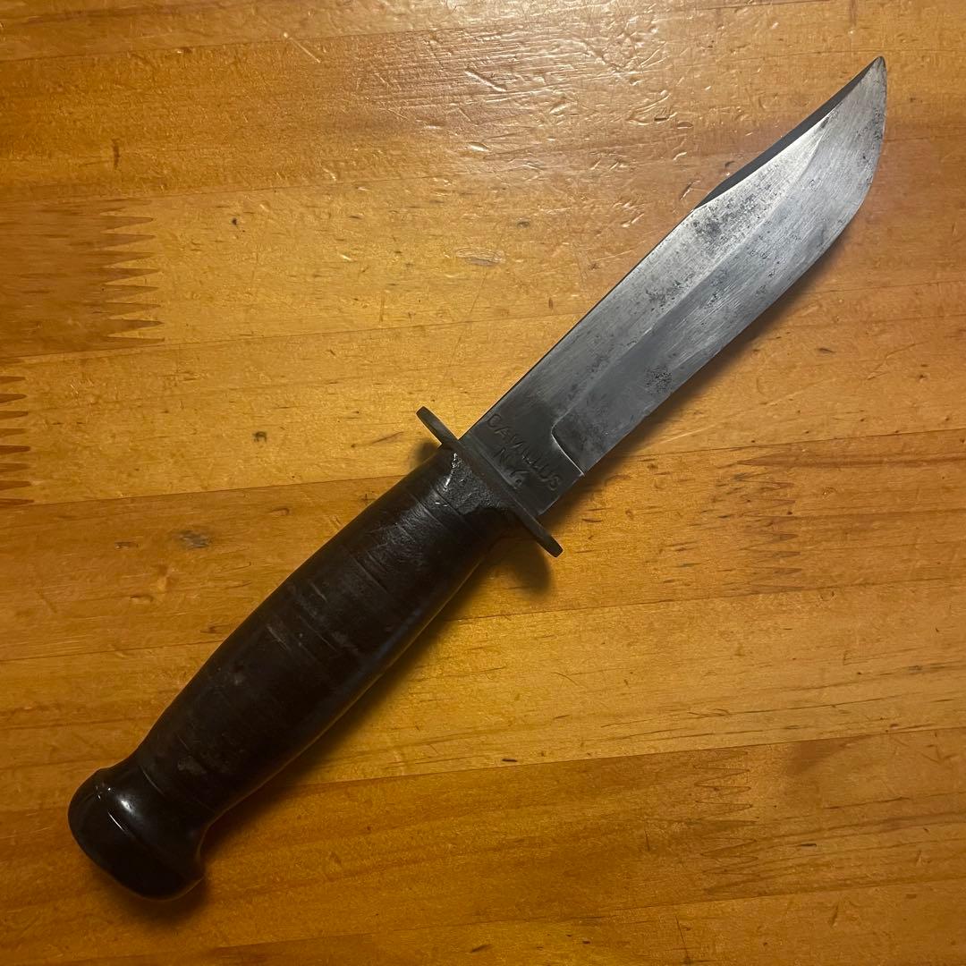 米海軍・カミラス社製USN Mark 1ナイフ／シース付き（良品） Original U.S. WWII Navy USN Mark 1 Fighting Knife by CAMILLUS with