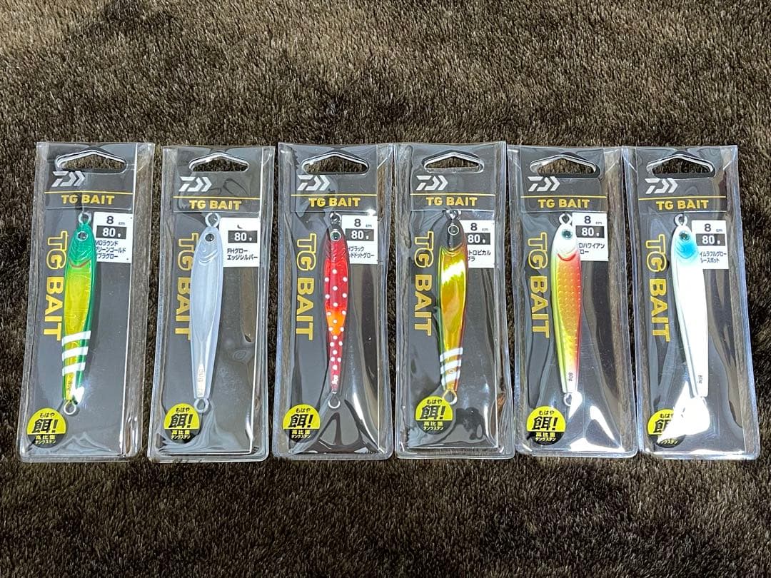 ダイワ DAIWA TGベイト 80g 人気カラー 6個セット DAIWA（ダイワ） TGベイトタチウオ80g : フィッシング相模屋Yahoo!店