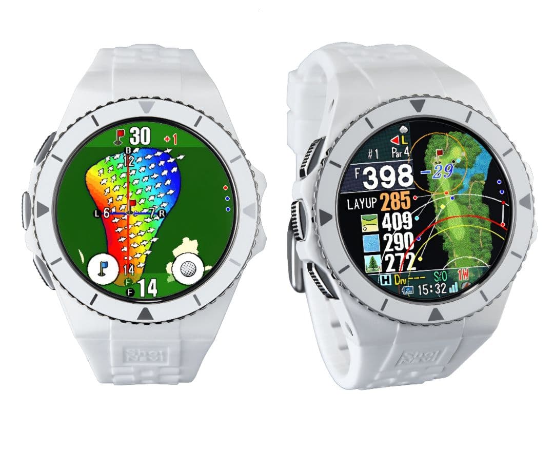 ショットナビ・エクシードホワイト ShotNavi（ショットナビ） EXCEEDS White GPSウォッチ 腕時計型 GPS