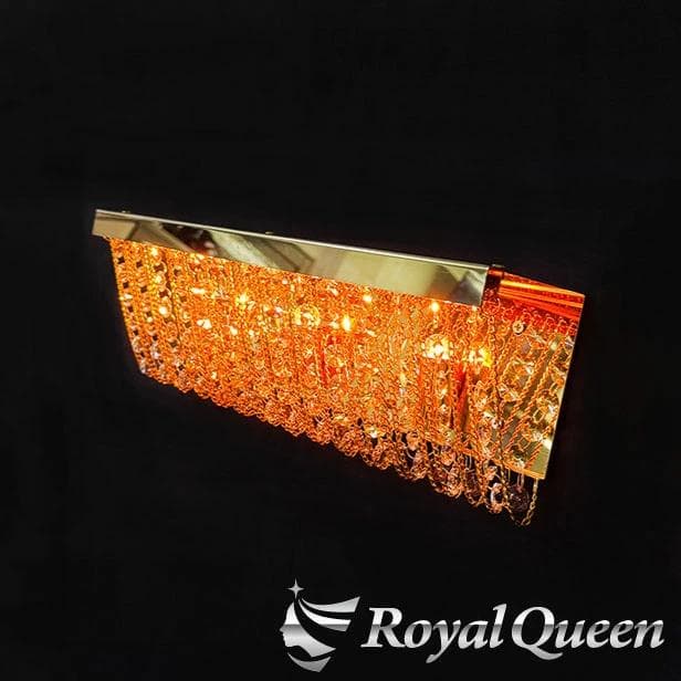 0622 ゴールドメッキ 豪華 ナイアガラ シャンデリア 幅約400mm 照明 送料無料】リニューアル♪ ゴールドメッキ 豪華 ナイアガラ