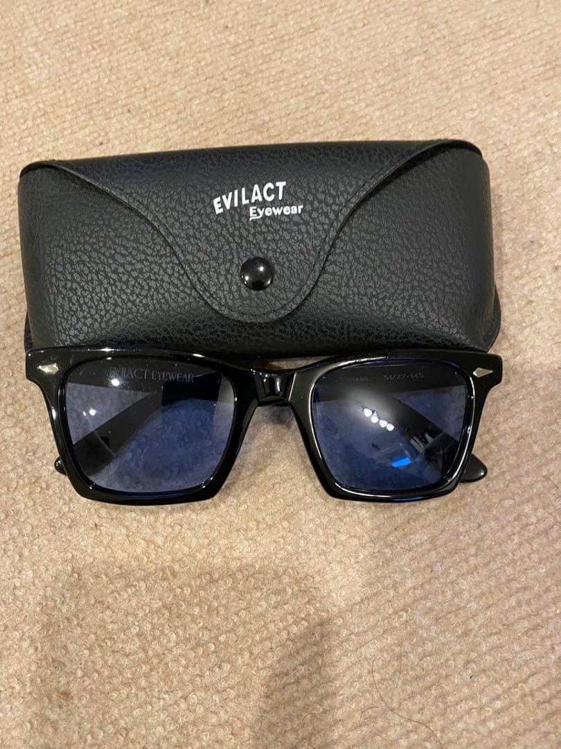 EVILACT Eyewear MUSTANG サングラス　 ブルーレンズ イーブルアクト アイウェア サングラス EVILACT EYEWEAR MUSTANG