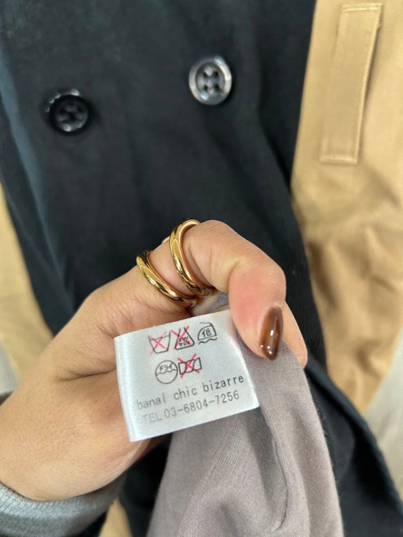 banal chic bizarre バナルシックビザール 変形コート ジレ F - メルカリ