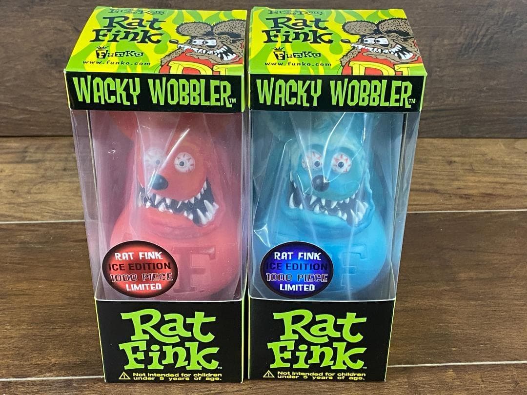 ラットフィンク ボビングヘッド FIRE・ICE 2体セット FUNKO RAT FINK（ラットフィンク） ファンコ ボビングヘッド （2体セット