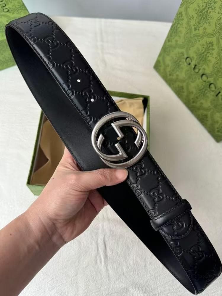 GUCCI レザーベルト メンズ 95 - メルカリ