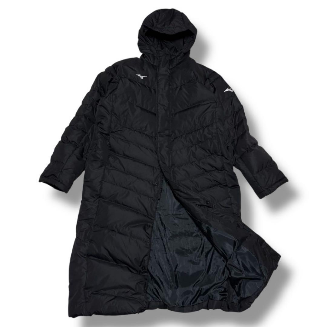 ＴＮ様 ミズノ ロングベンチコート ダウン90% ブラック 2XL TN様 ミズノ ロングベンチコート ダウン90% ブラック 2XL - メルカリ