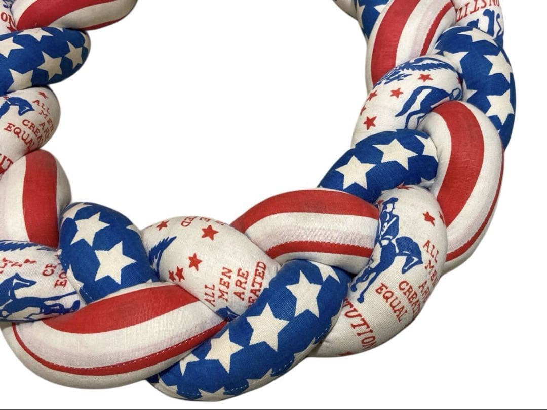 70s ビンテージ アメリカ 独立記念 星条旗 オーナメント ベニントン