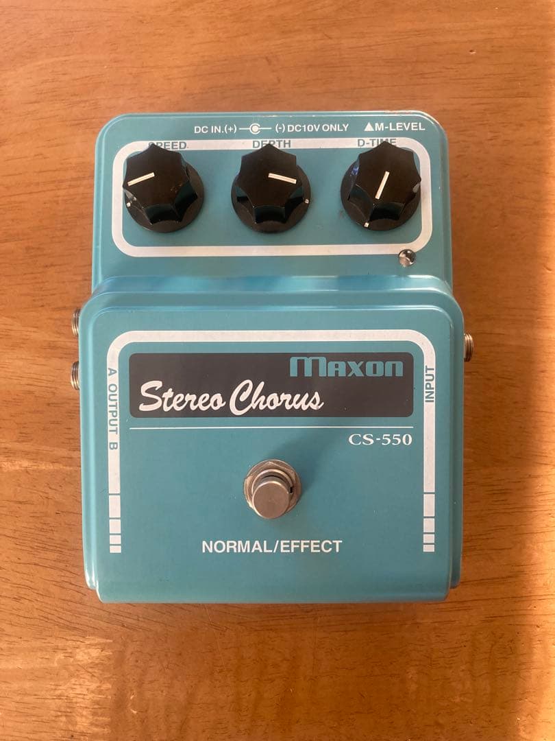 【売切値下げ】maxon cs-550 ステレオコーラス 日本製　初期型 希少/初期モデル】 Maxon CS-550 Stereo Chorus - メルカリ