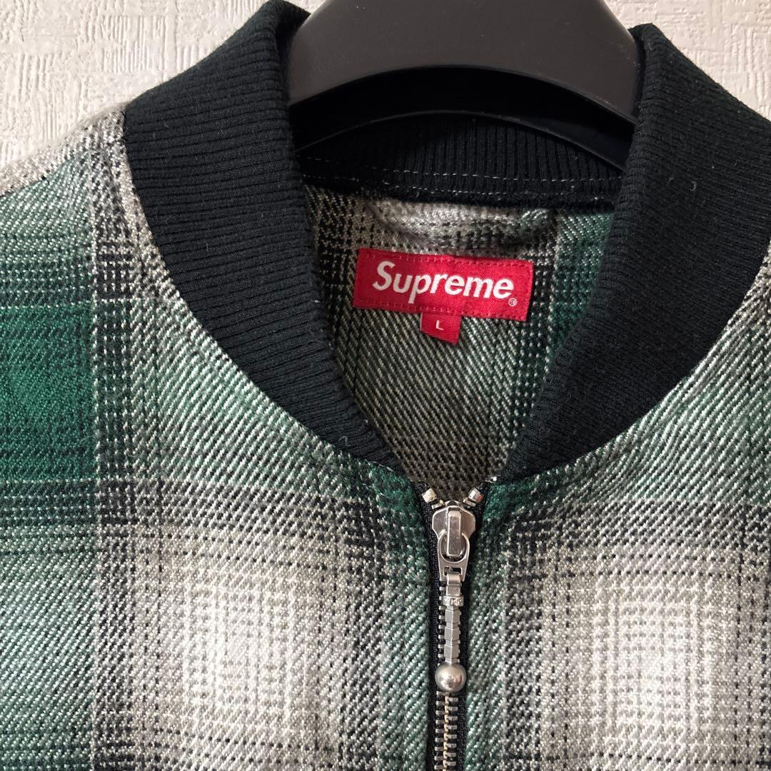 最終値下げ‼️Supreme Shadow Plaid Bomber Jacket - メルカリ
