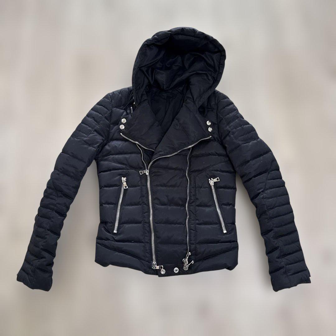 バルマン、ライダースダウンジャケット - メルカリ