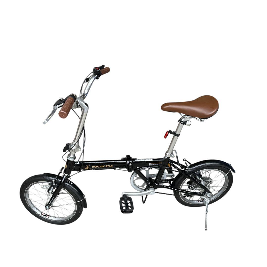 美品キャプテンスタッグ 折りたたみ自転車 アルミ 軽量 16インチ ブラック Amazon | 【Amazon.co.jp 限定】キャプテンスタッグ(CAPTAIN STAG) AL