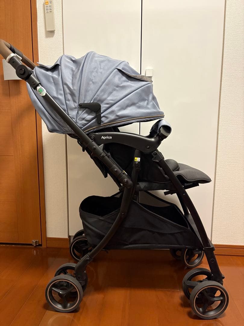 Aprica ラクーナビッテクッション(2024年モデル)純正レインカバー付