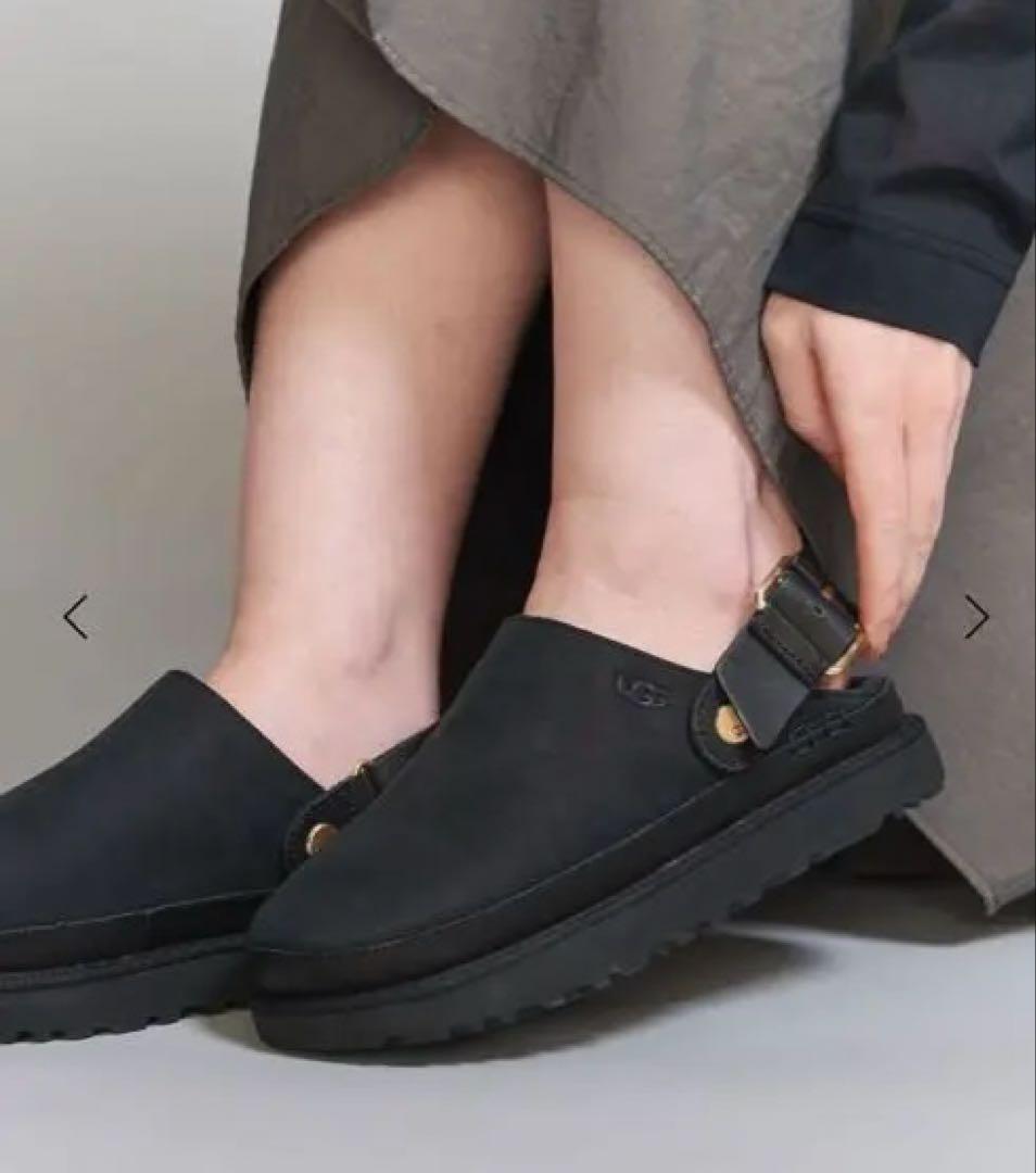 UGG ブラック サボ・クロッグサンダル - メルカリ