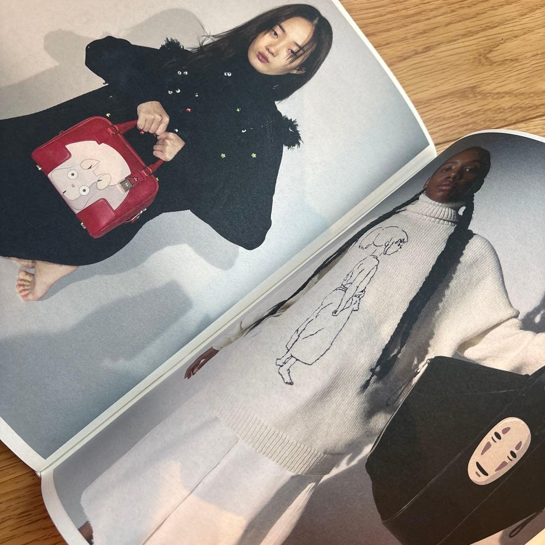 ロエベ LOEWE ジブリ 千尋 ノート 袋 湯札 リボン 千と千尋 ノベルティ