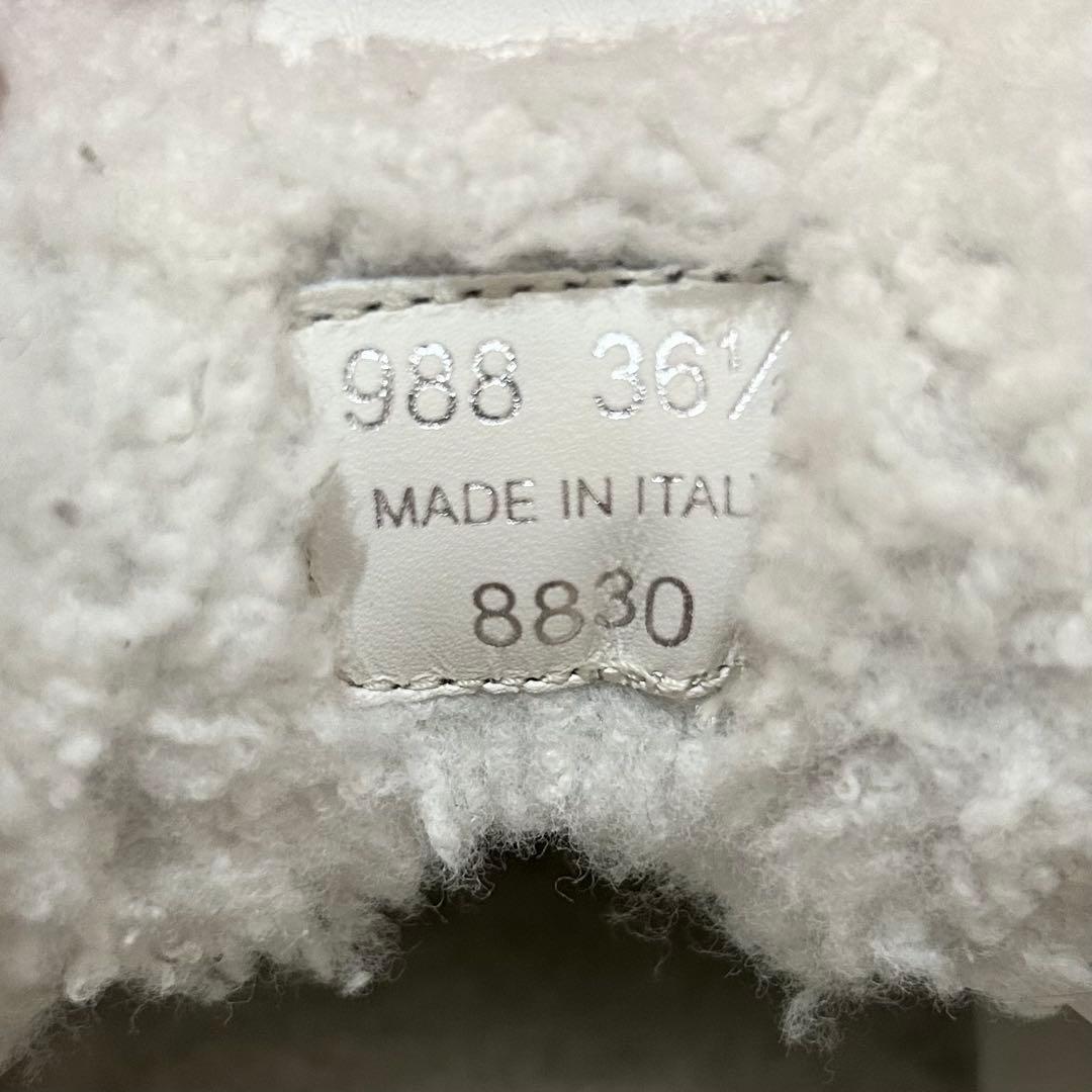 美品 miu miu ミウミウ ボアシアリング スニーカー 23.5cm