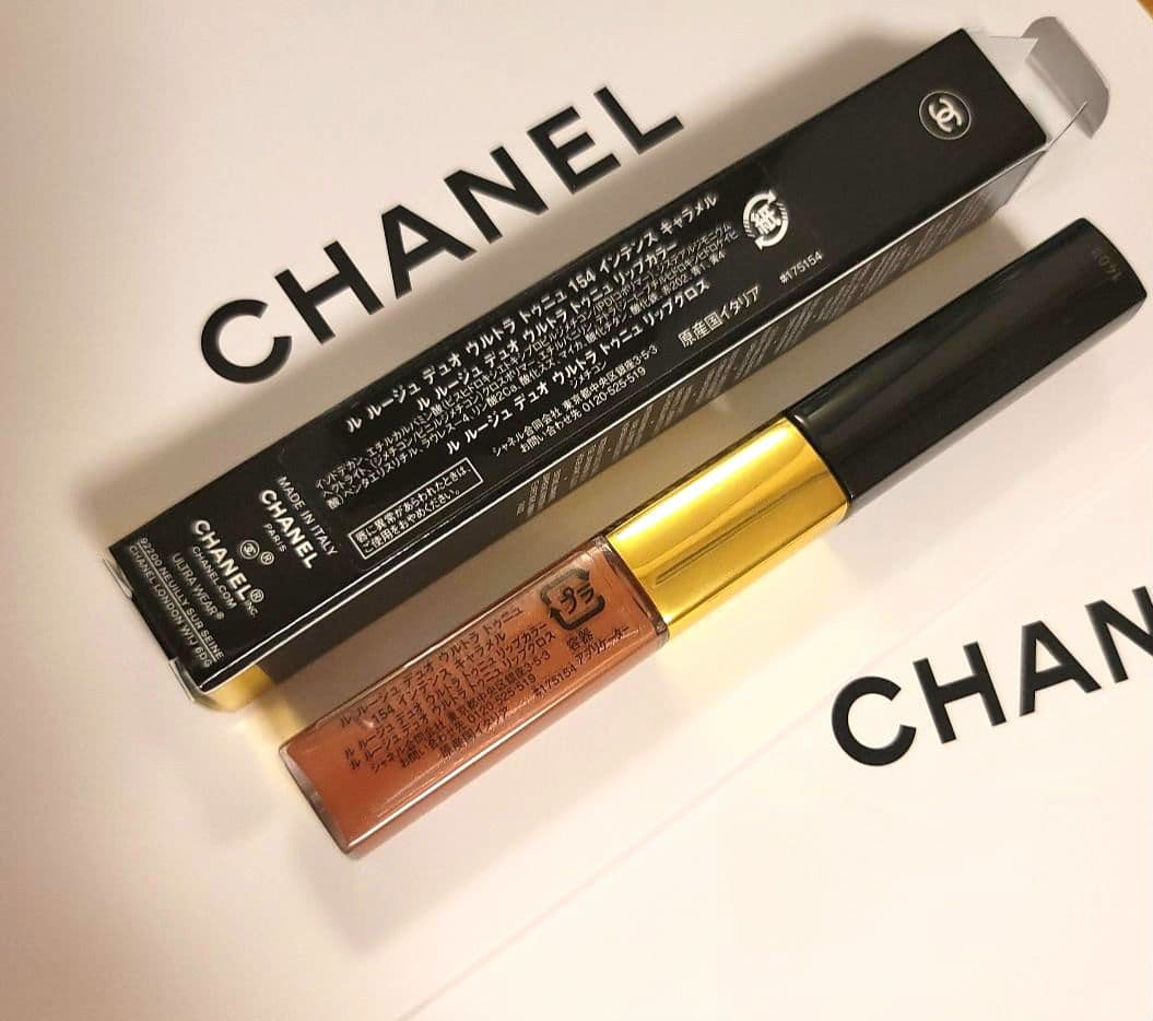 シャネル ルルージュデュオウルトラトゥニュ 154インテンスキャラメル